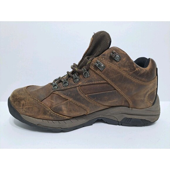 New Balance Mens 9.5 4E WIDE 977 Leather Hiking Boots Brown Goretex Waterproof - Picture 7 of 11